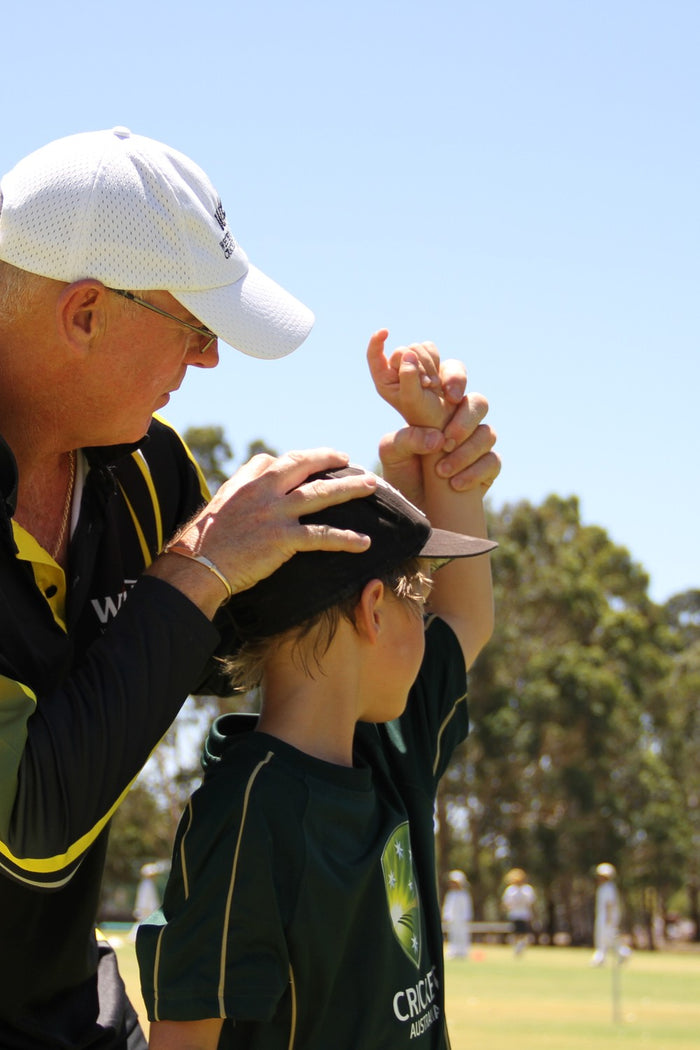 Expert bowling coaching at an ASC cricket camp